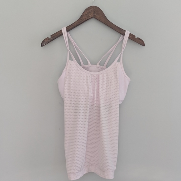 Women's Athleta Dot Invigorate Tank Lilac Size Small - Picture 3 of 8